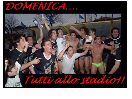 DOMENICA ALLO STADIO....
