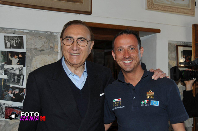 Pippo Baudo alla cittadella del Carnevale di Viareggio. LE FOTO!