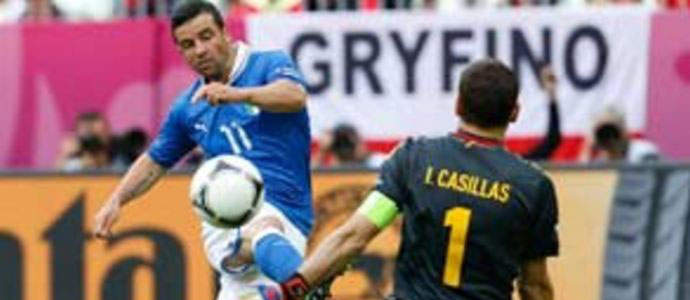 L'ex Viareggio Di Natale illude l'Italia che poi fa 1-1 con la Spagna