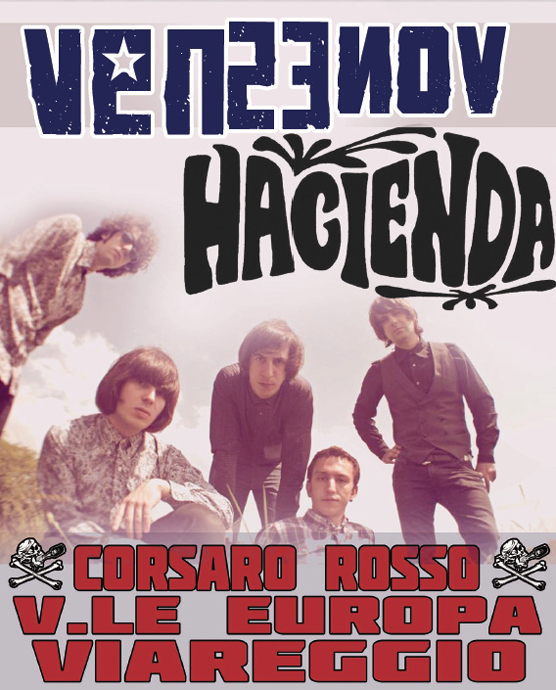 The Hacienda live al Corsaro Rosso