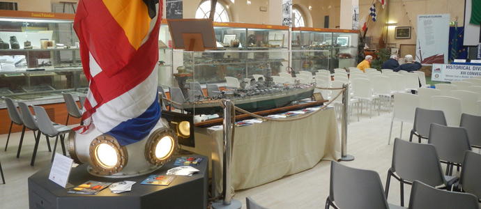 Il modello della Corazzata Roma al Museo della Marineria