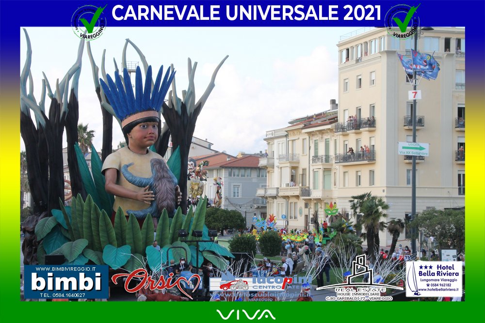 Le Opere allegoriche di prima categoria del Carnevale di Viareggio 2021