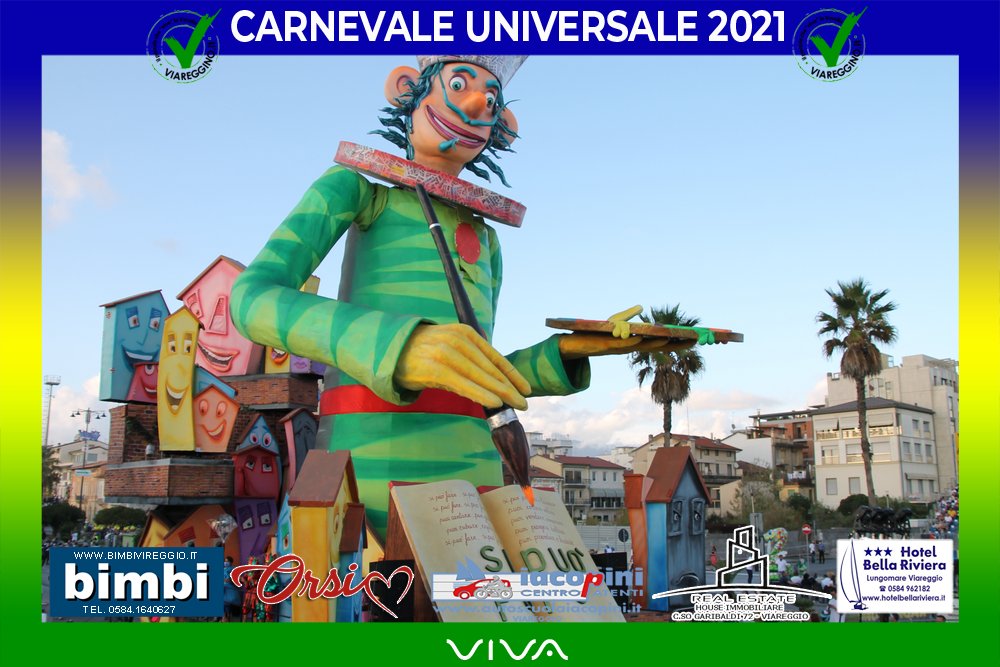Le Opere allegoriche di prima categoria del Carnevale di Viareggio 2021