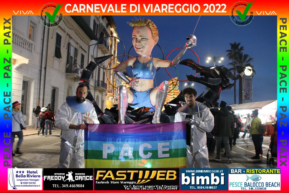 24 febbraio 2022: la Guerra non ferma il Carnevale di Viareggio