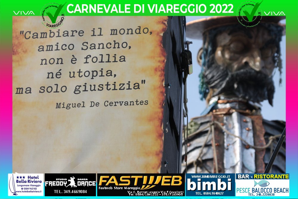 CARNEVALE 2022 - Jacopo di Allegrucci trionfa al Carnevale di Viareggio. LA CLASSIFICA