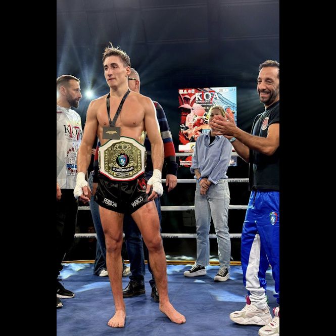Marco Ferroni è il nuovo Campione Italiano Wako Pro di KickBoxing