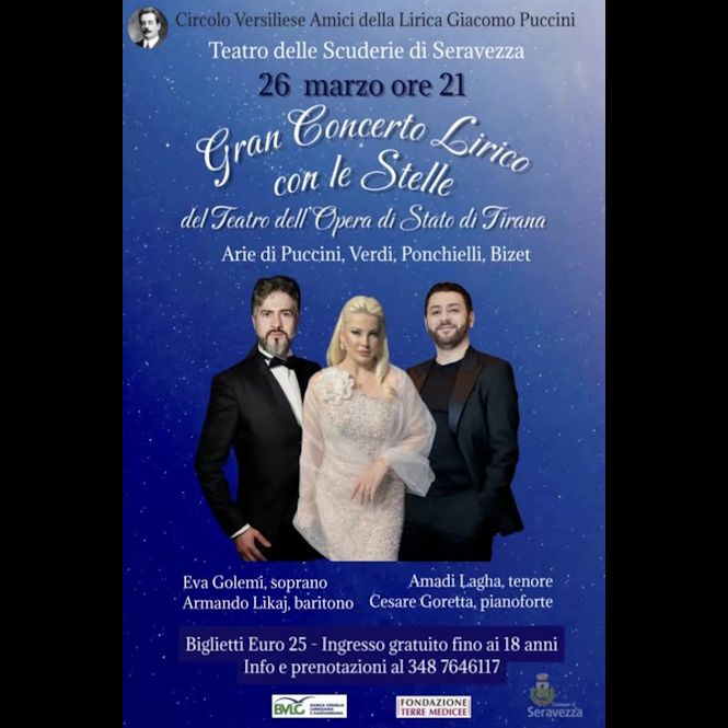 Domani sera Gran Galà con le stelle del Teatro dell'Opera di Stato di Tirana