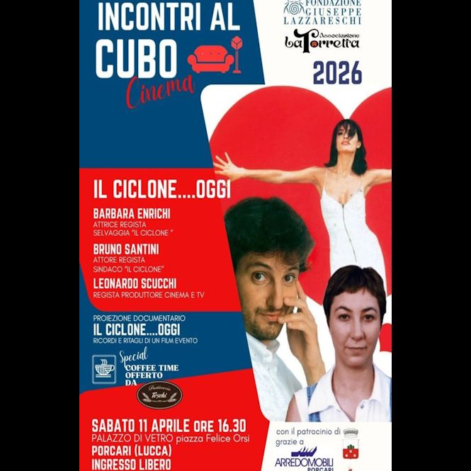 A Porcari si proietta il docufilm "Il ciclone... oggi" con Barbara Enrichi