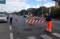 Lavori: voragine sull’asfalto in viale Roma, subito intervento di ripristino d’urgenza