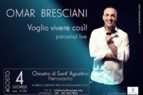 Omar Bresciani, concerto in Sant' Agostino a Pietrasanta