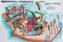 2° categoria - Magie di Carnevale di Luciano Tomei e Antonio Croci: bozzetto e descrizione