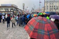 La pioggia ferma il terzo corso