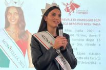 Francesca  Bergesio, madrina dell'ultimo appuntamento con Re Carnevale