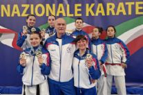 Ester Mattugini, Elena di Lelio ed Elena Lorenzoni campionesse italiane di kata