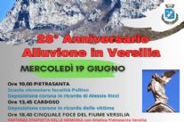 Tre comuni uniti domani nel ricordo dell'alluvione di 28 anni fa