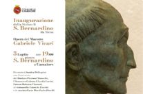 Venerdì si inaugurerà la statua di S.Bernardino, opera di Gabriele Vicari