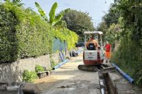 Gaia, terminati i lavori a Capezzano, in conclusione quelli a Lido