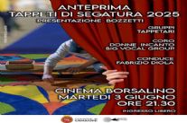 Ecco i bozzetti dei Tappeti di Segatura. Domani sera al cinema Borsalino
