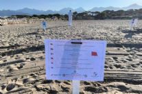 Al Forte inagibile la spiaggia comunale di Levante