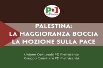 PD Pietrasanta "Il consiglio comunale voto contro la mozione in favore della Palestina
