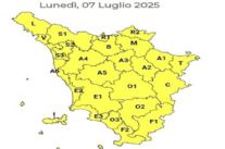Prosegue anche per domani l'allerta meteo in Versilia