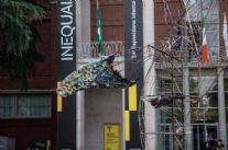 Devastata la Balena di Allegrucci esposta alla Triennale di Milano