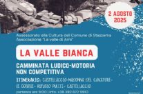 Per il progetto "La Valle bianca"in programma una marcia ludico-motoria