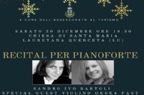 Stasera recital alla Chiesa di Santa Maria Lauretana