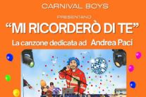 Domenica 18 gennaio sarà presentata la canzone in onore e in memoria di Andrea Paci