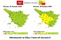 Allerta meteo in versilia per oggi e domani