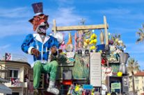 Jacopo Allegrucci incanta piazza Mazzini: un maestro del Carnevale tra arte, memoria e futuro