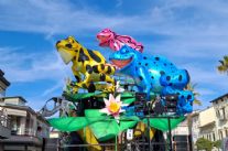 Carnevale di Viareggio 2026: il triplice colpo di cannone apre la grande festa