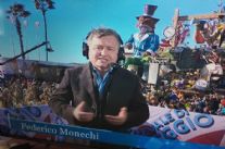 Carri fermi a conclusione della diretta RAI a causa del vento.