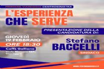 Stefano Baccelli presenta la propria candidatura a sindaco