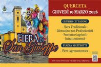Domani torna la Fiera di San Giuseppe nel centro di Querceta