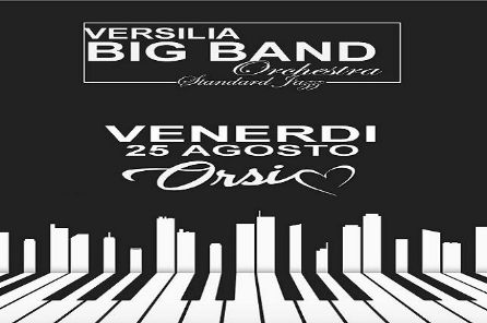 Venerdì 25 dalle 21, nel locale del lungomare, concerto della Versilia Big Band