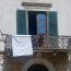Il"sudario bianco" esposto al comune di Camaiore