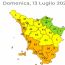Da stanotte fino a domani  allerta meteo in tutta la Lucchesia