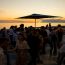 Domenica a tutto swing sulla terrazza dell'hotel Palace