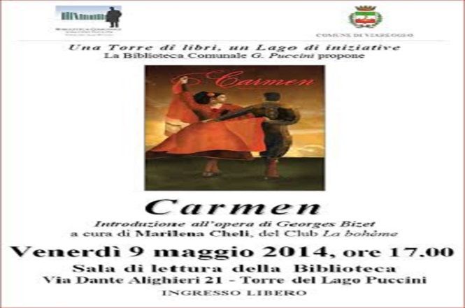 Una Torre di libri, un Lago di iniziative. "Carmen" di Bizet alla biblioteca di Torre del Lago