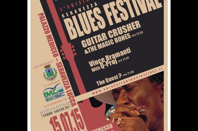 Seravezza Blues Festival con la leggenda Guitar Crusher and the Magic Bones