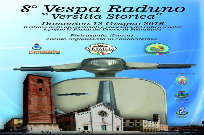 8° verspa raduno versilia storica