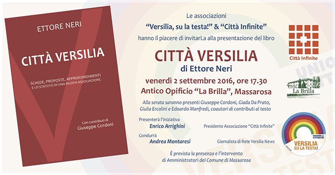 Ettore Neri presenta ''Città Versilia'' alla Brilla
