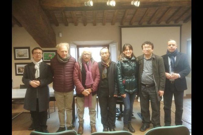 Delegazione di docenti e artisti cinesi a La Brilla
