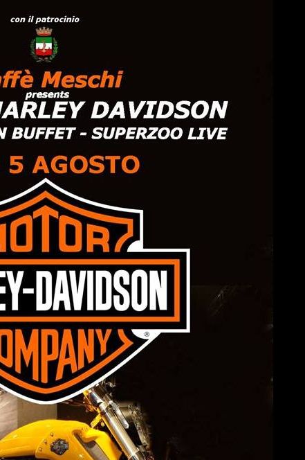 Al Caffè Meschi il raduno delle Harley Davidson