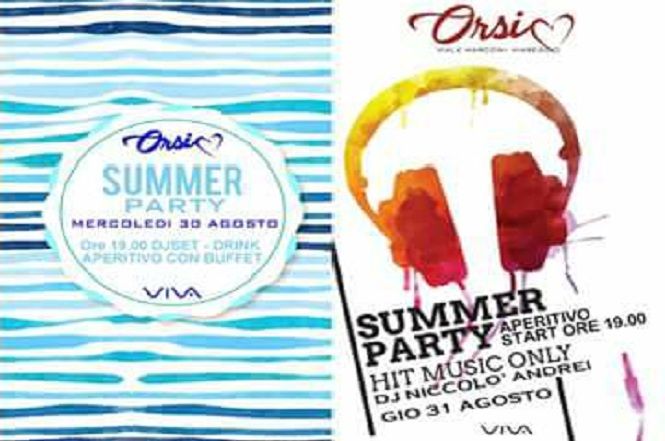 Al bar Orsi proseguono le serate di festa con Viva