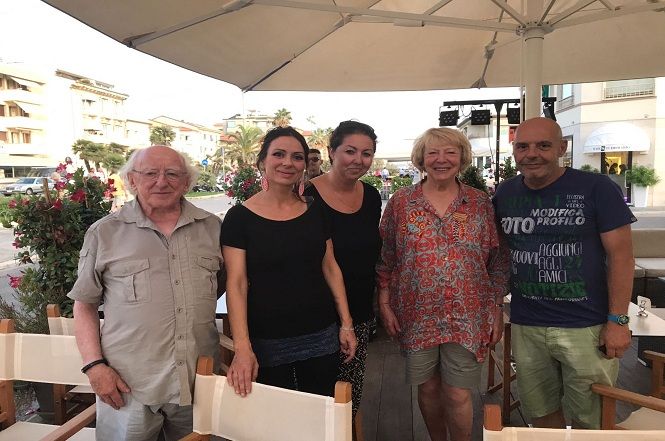 Gelato da “Orsi” per il Presidente della Repubblica d'Irlanda