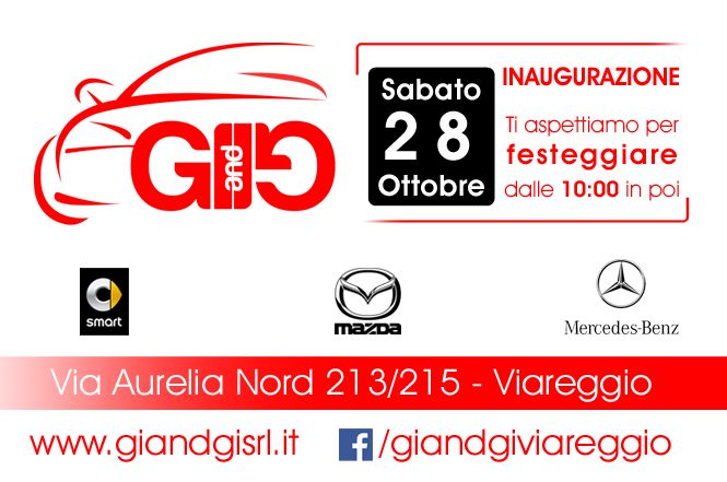 GI and GI Srl, il nuovo showroom di Viareggio. Sabato 28 ottobre l’ inaugurazione.