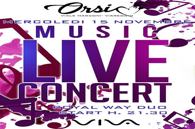 “Music Live concert” con i Royal Way Duo al Bar Orsi