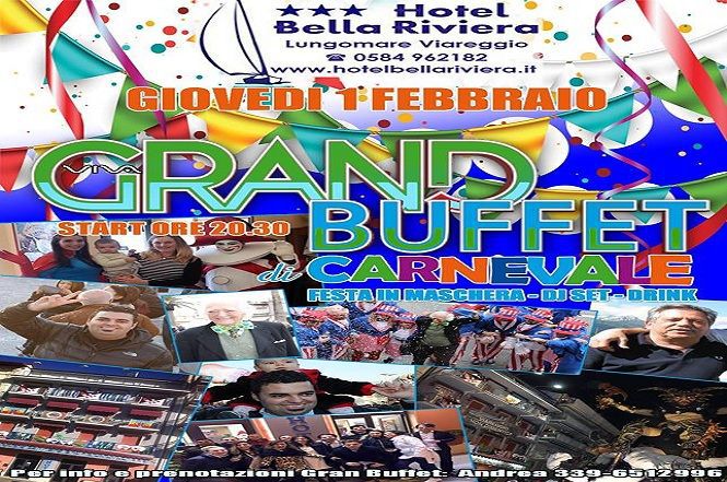 Gran Buffet di Carnevale all'Hotel Bella Riviera